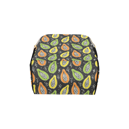 Papaya Pattern Print Design PP05 Diaper Bag Backpack