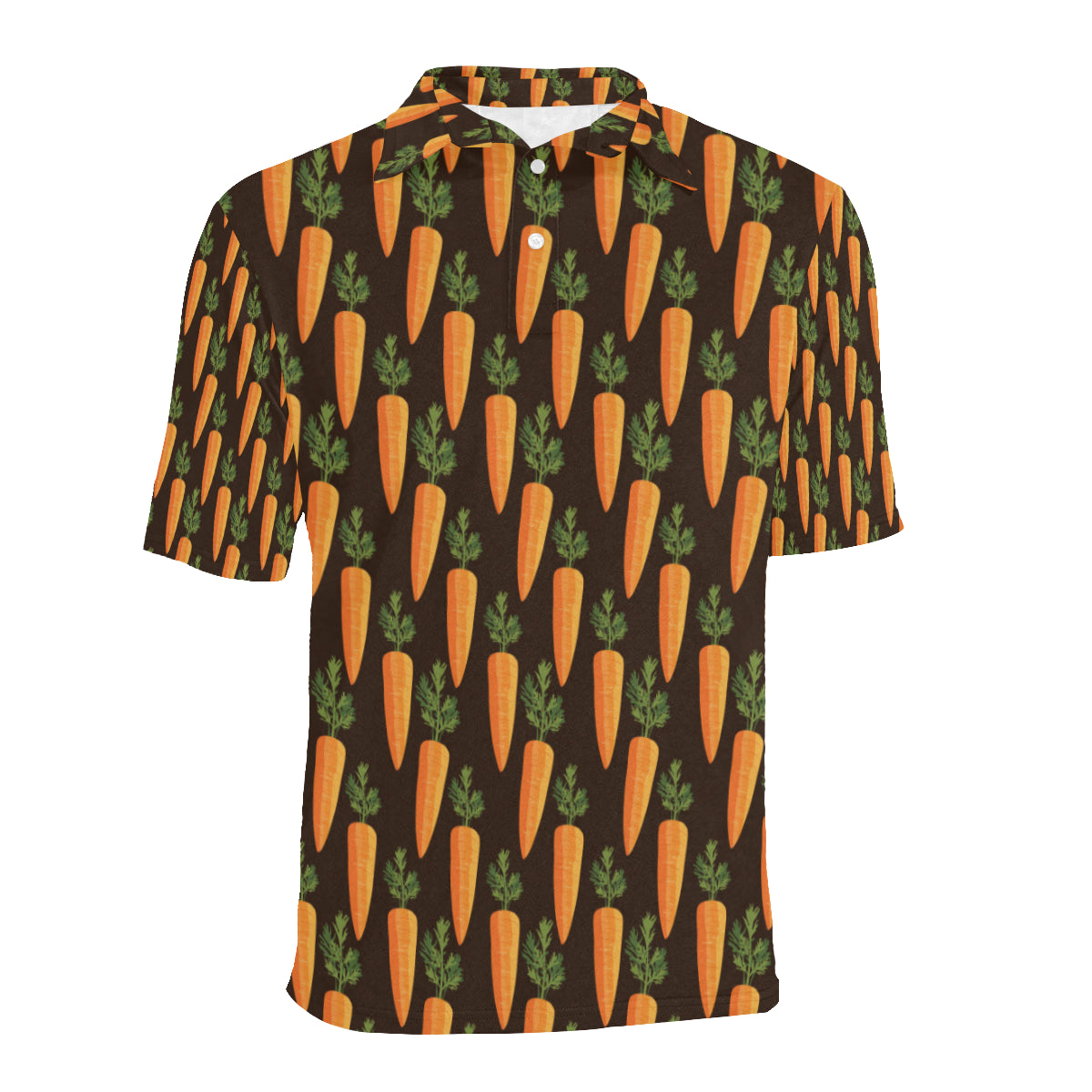 Carrot Pattern Print Design 06 Men Polo Shirt