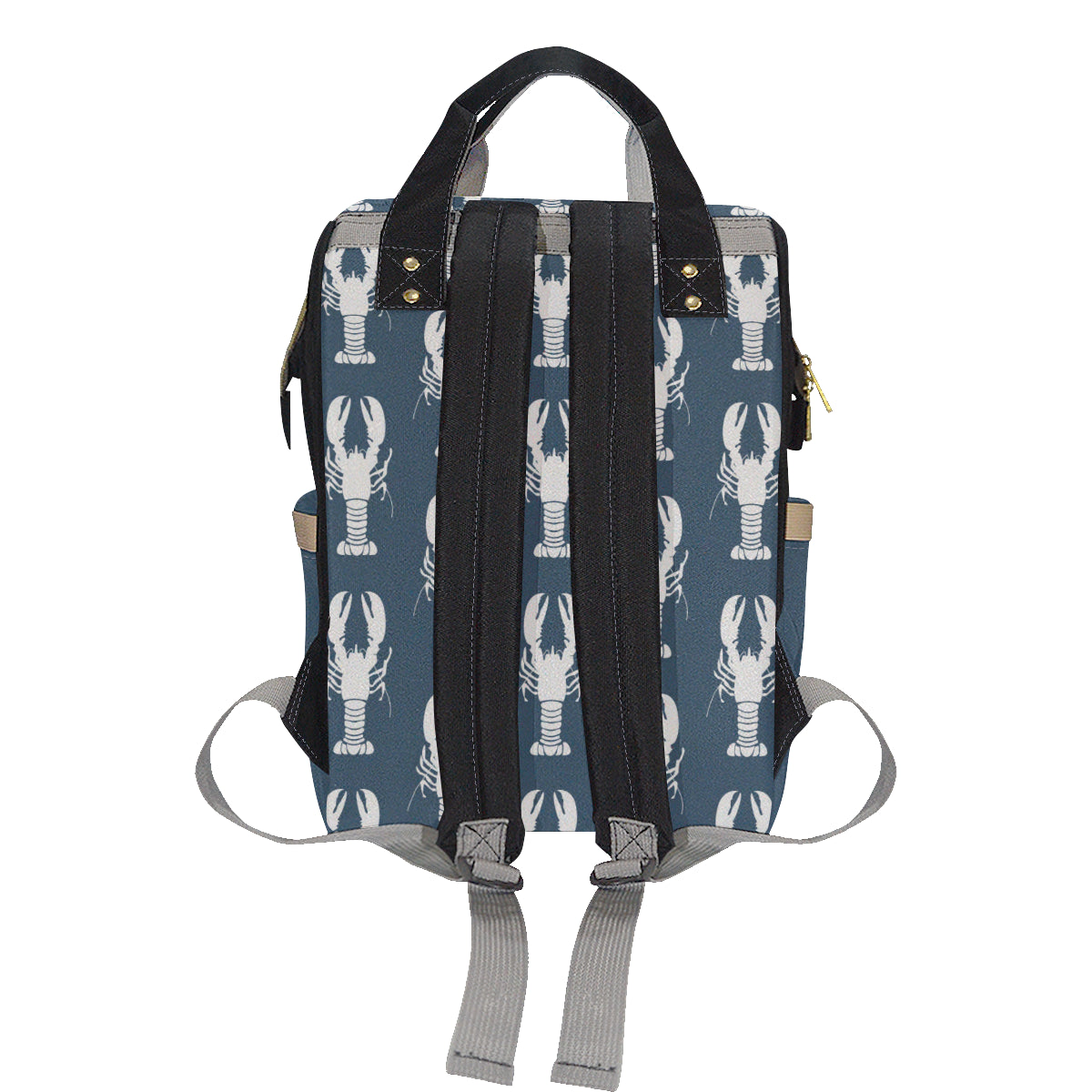Lobster Pattern Print Design 02 Diaper Bag Backpack