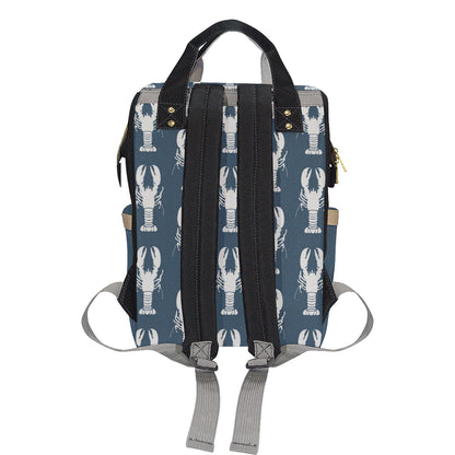 Lobster Pattern Print Design 02 Diaper Bag Backpack