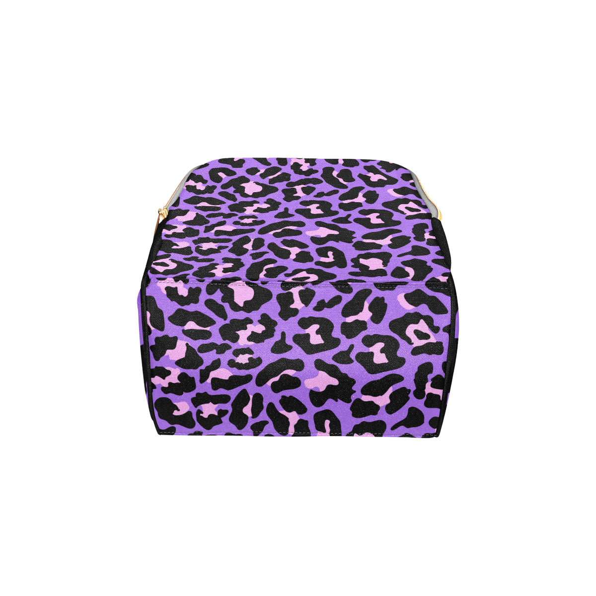 Cheetah Purple Neon Print Pattern Diaper Bag Backpack