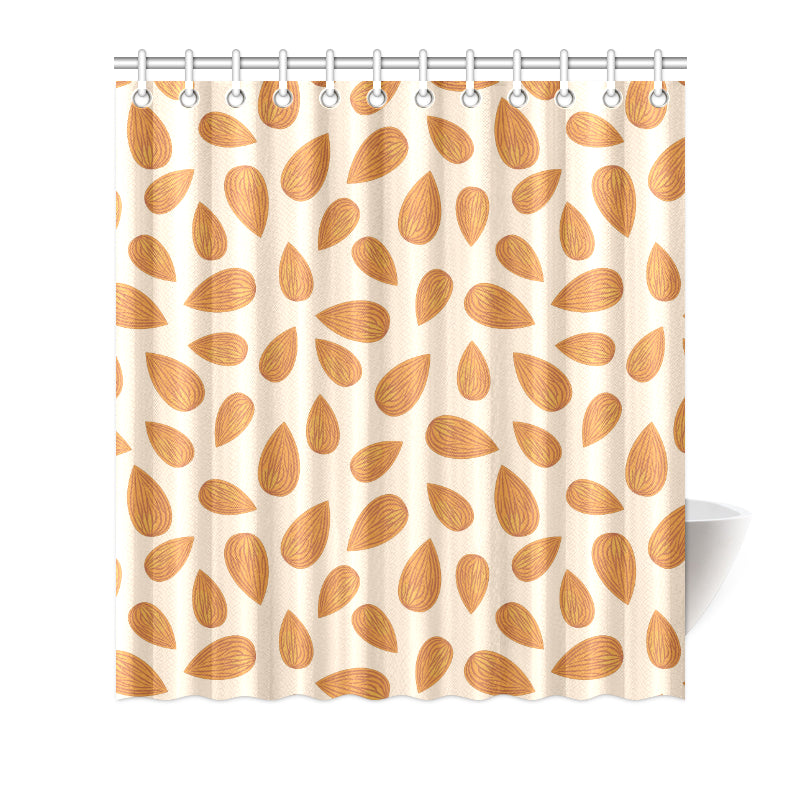 Almond Pattern Print Design 03 Shower Curtain