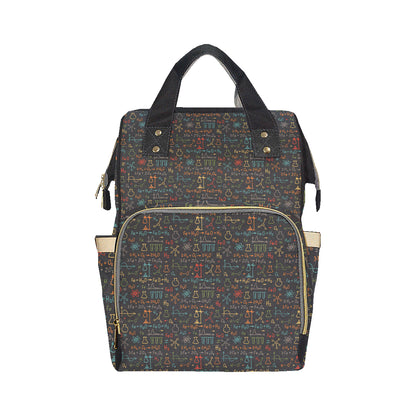 Chemical Pattern Print Design 03 Diaper Bag Backpack