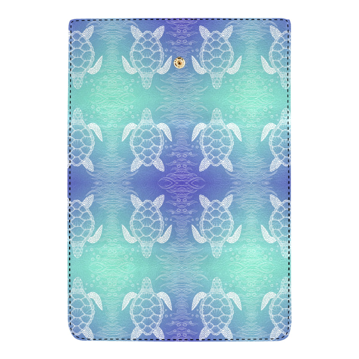Sea Turtle Draw Women's Trifold Wallet