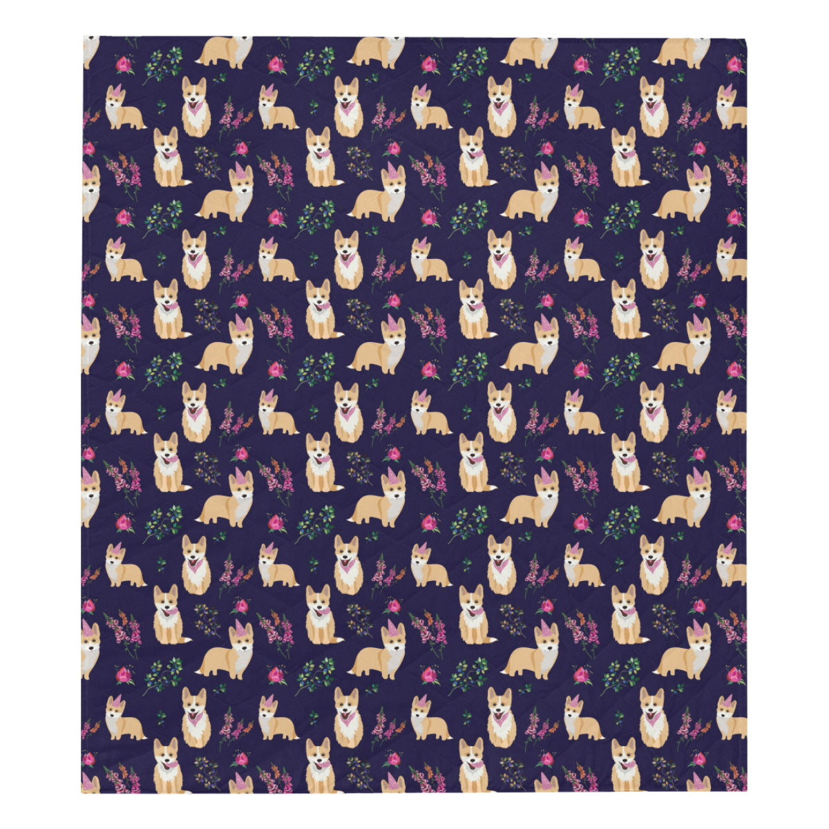 Pembroke Welsh Corgis Pattern Print Design A06 Premium Quilt