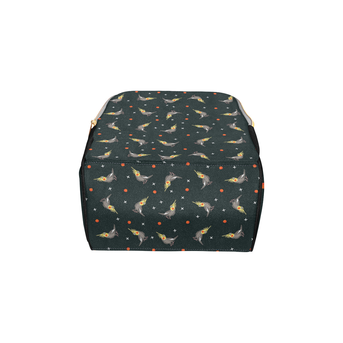 Cockatiel Pattern Print Design 02 Diaper Bag Backpack