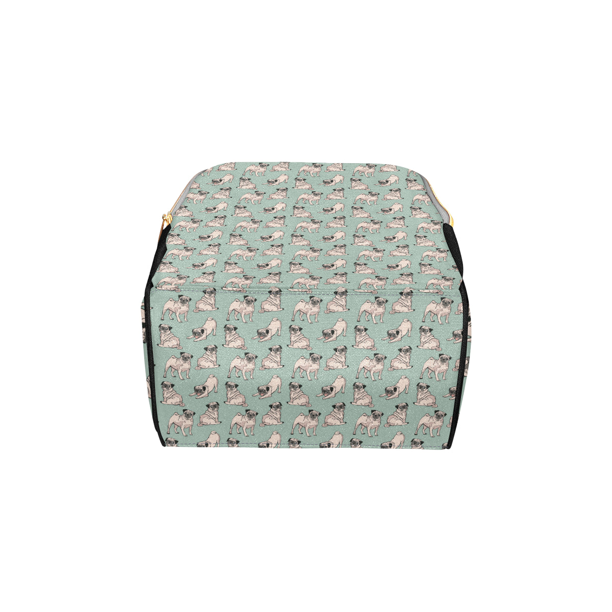 Pug Pattern Print Design A01 Diaper Bag Backpack