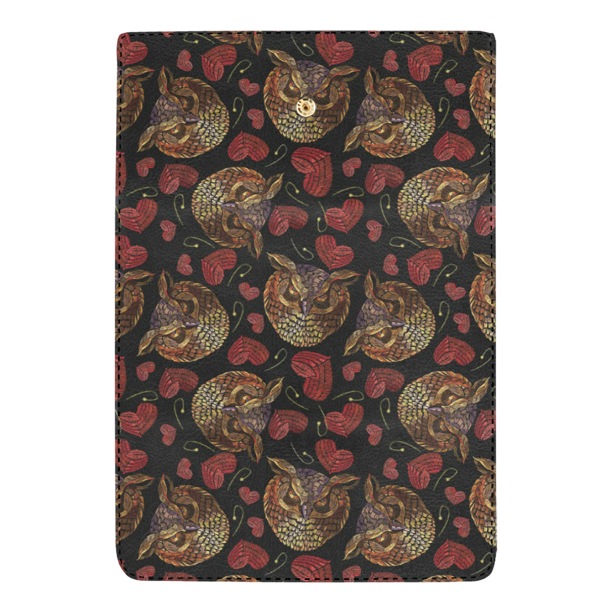 Owl Pattern Print Design A08 Women's Trifold Wallet