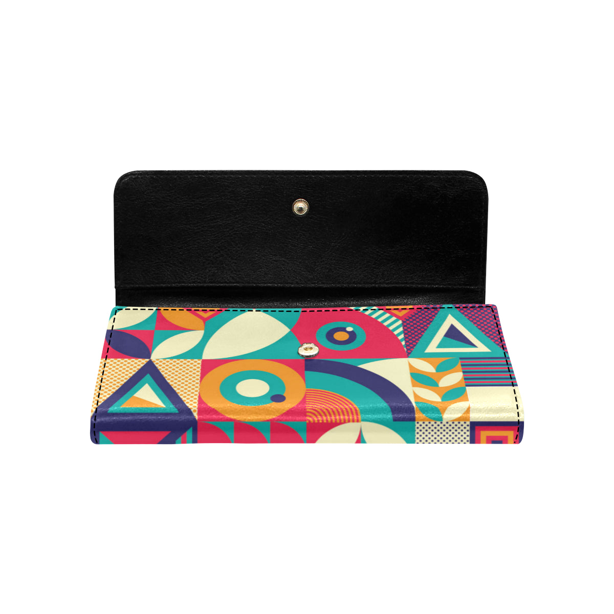 Mosaic Pattern Print Design 03 Women's Trifold Wallet