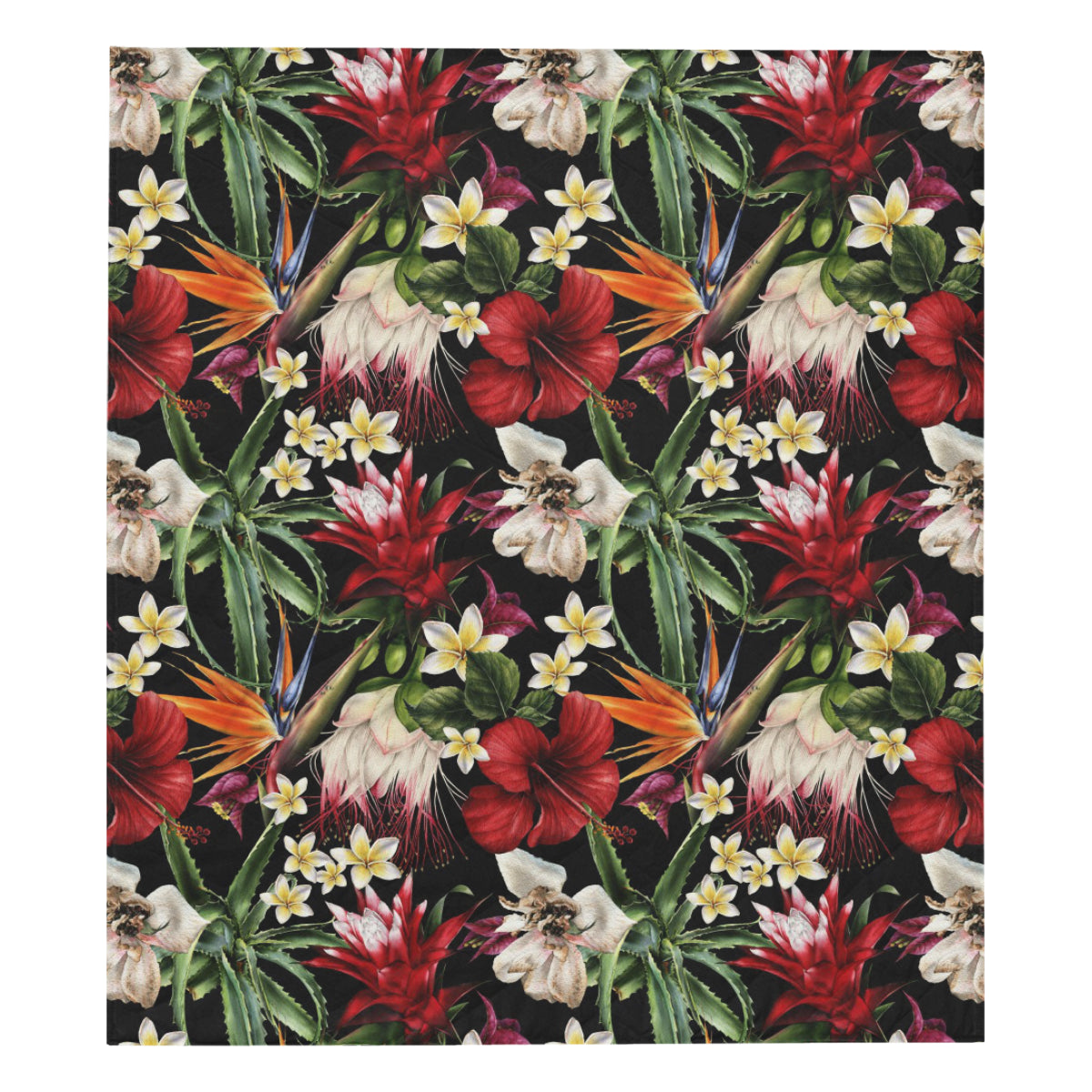 Summer Floral Pattern Print Design SF03 Premium Quilt
