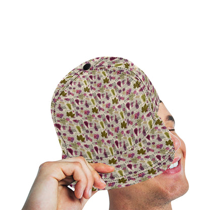 Wine Style Design Print Snapback Cap