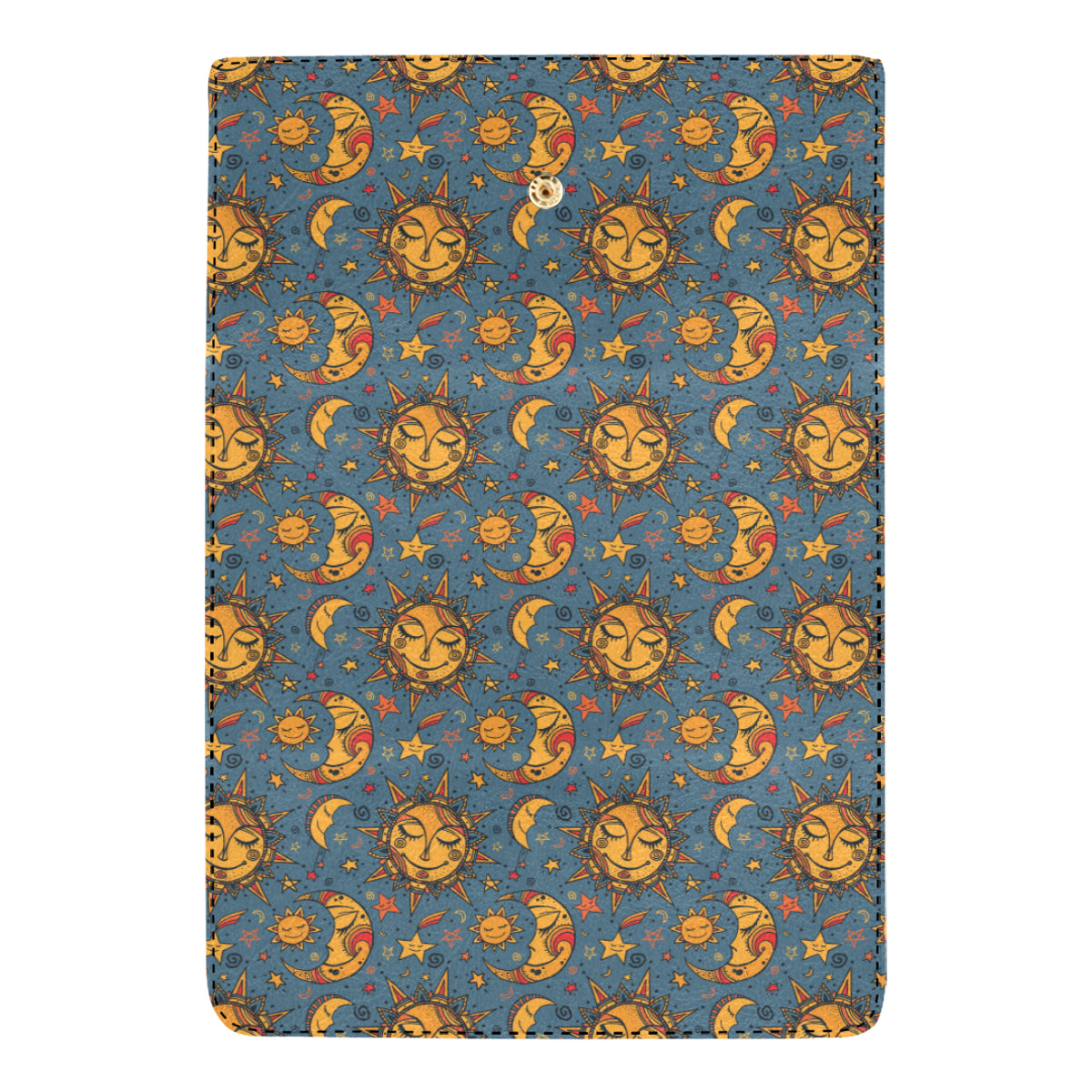 Celestial Moon Sun Pattern Print Design 02 Women's Trifold Wallet