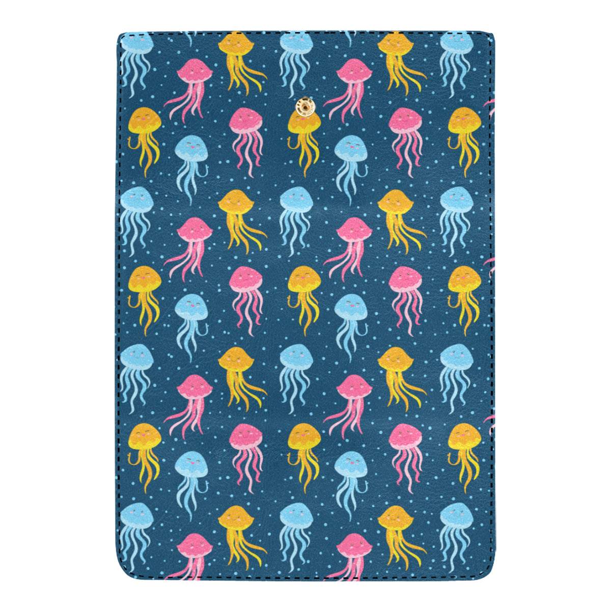 Jellyfish Pattern Print Design 04 Women's Trifold Wallet