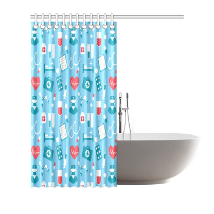 Nurse Pattern Print Design A03 Shower Curtain