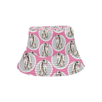 Rabbit Pattern Print Design RB019 Unisex Bucket Hat