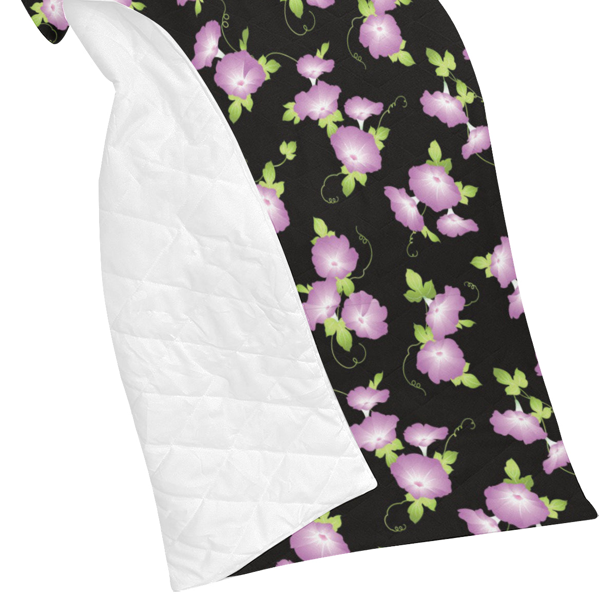 Morning Glory Pattern Print Design MG02 Premium Quilt