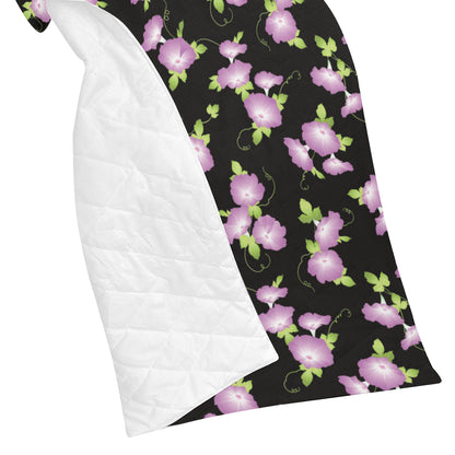 Morning Glory Pattern Print Design MG02 Premium Quilt