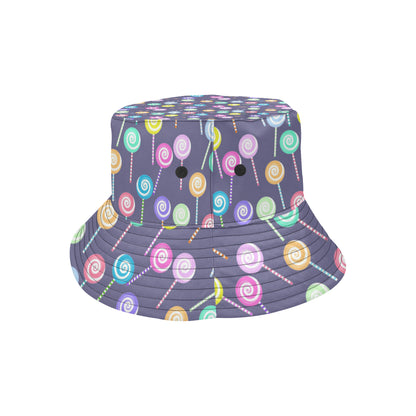 Lollipop Pattern Print Design LL03 Unisex Bucket Hat