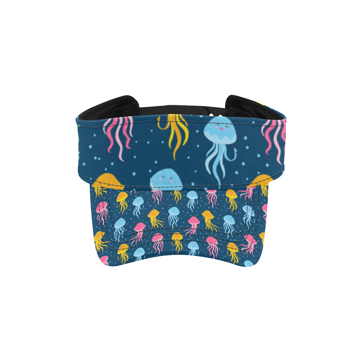 Jellyfish Pattern Print Design 04 Unisex Sun Visor