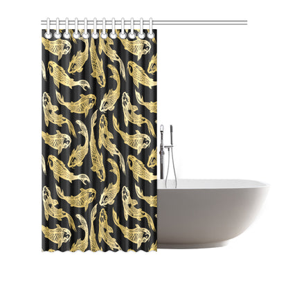 KOI Fish Pattern Print Design 03 Shower Curtain