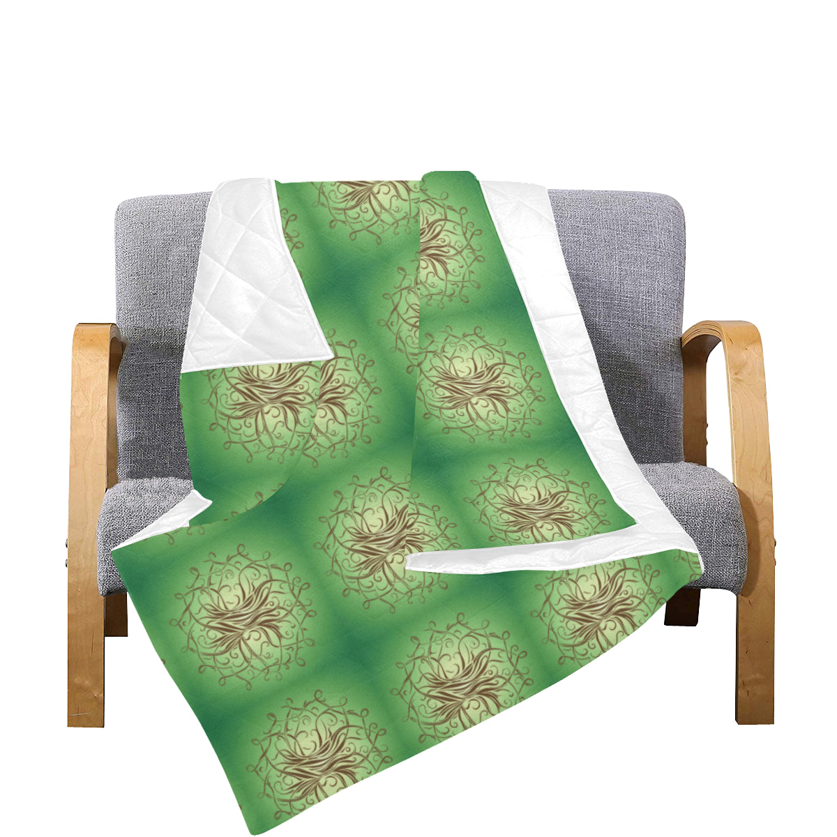 Celtic Pattern Print Design 05 Premium Quilt