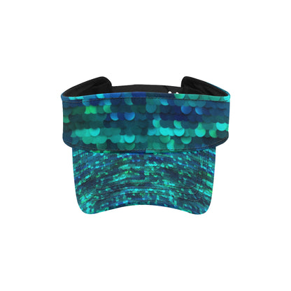 Mermaid Scales Pattern Print Design 06 Unisex Sun Visor