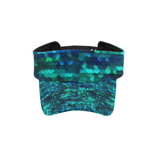 Mermaid Scales Pattern Print Design 06 Unisex Sun Visor