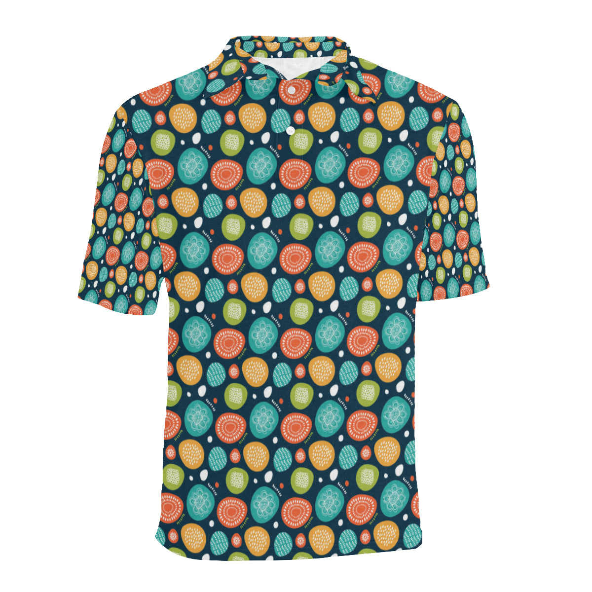 Swedish Themed Design Men Polo Shirt