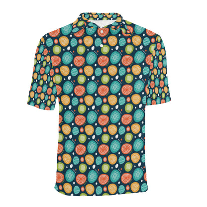 Swedish Themed Design Men Polo Shirt