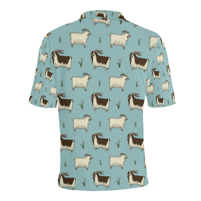 Goat Pattern Print Design 02 Men Polo Shirt