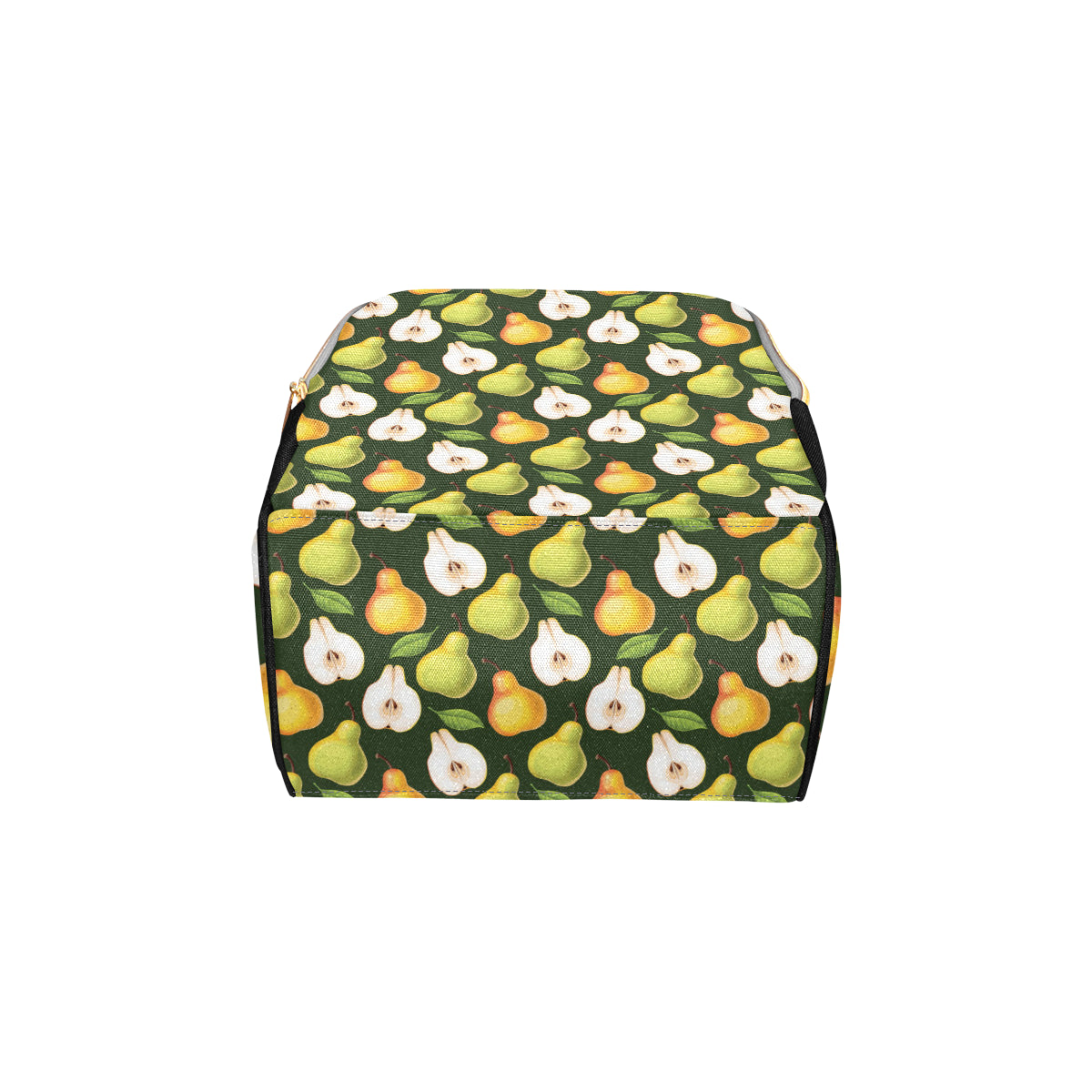 Pear Pattern Print Design PE06 Diaper Bag Backpack