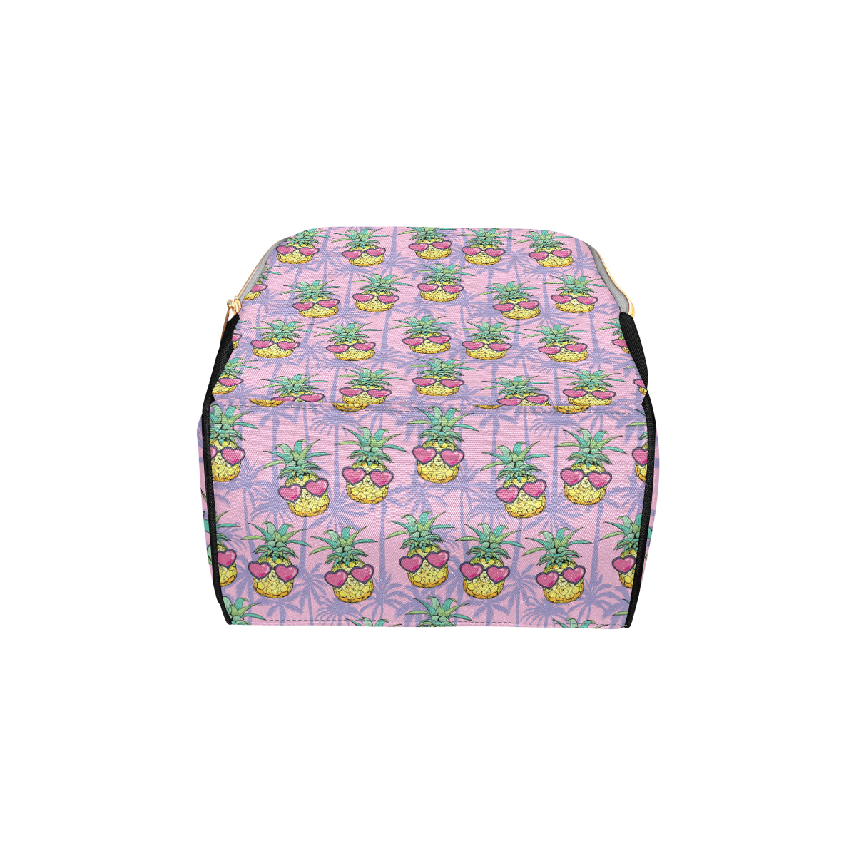 Pineapple Pattern Print Design PP06 Diaper Bag Backpack