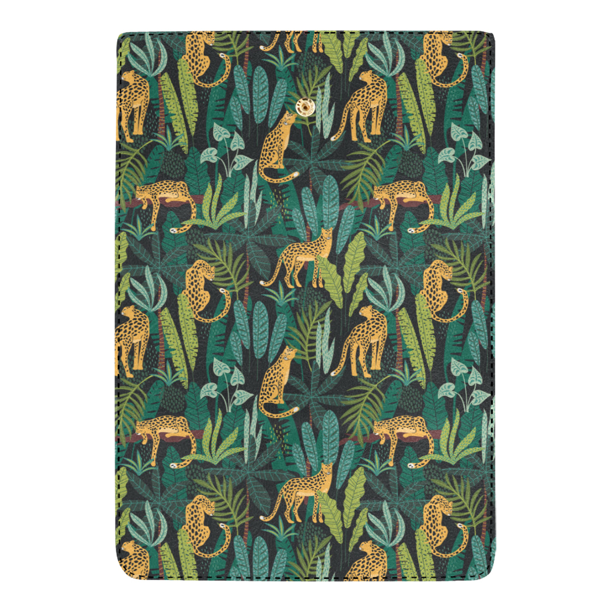 Jaguar Jungle Pattern Print Design 03 Women's Trifold Wallet