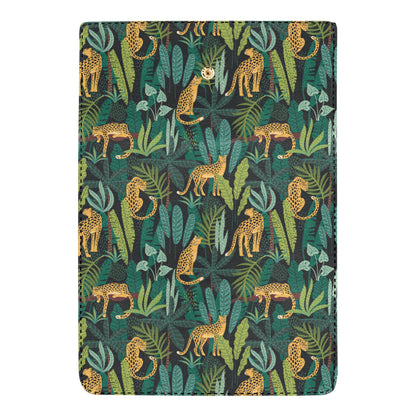Jaguar Jungle Pattern Print Design 03 Women's Trifold Wallet