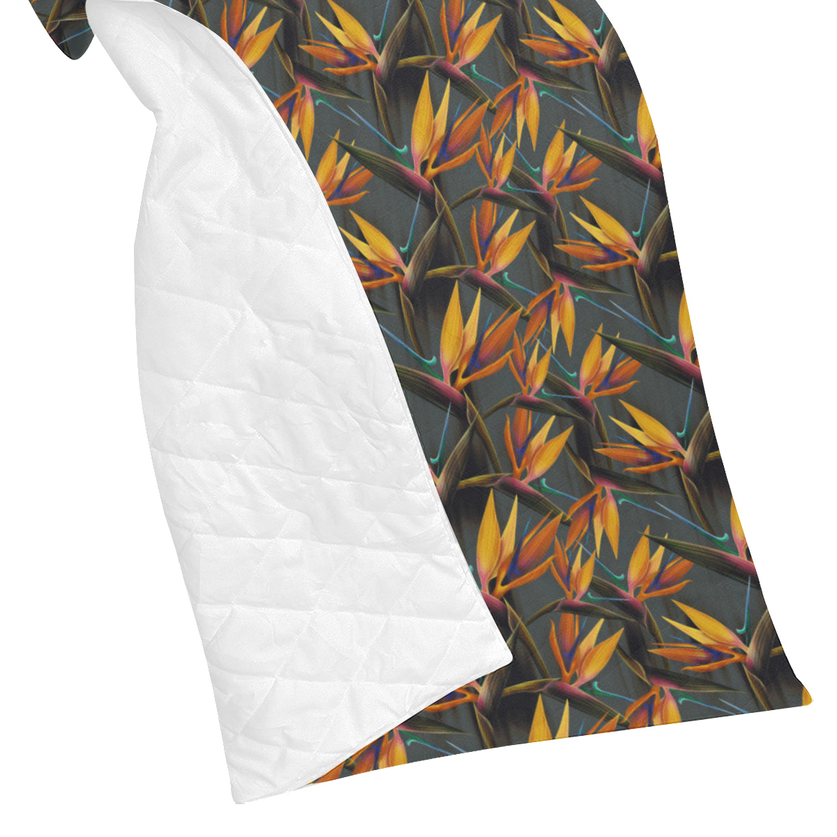 Bird Of Paradise Pattern Print Design 01 Premium Quilt