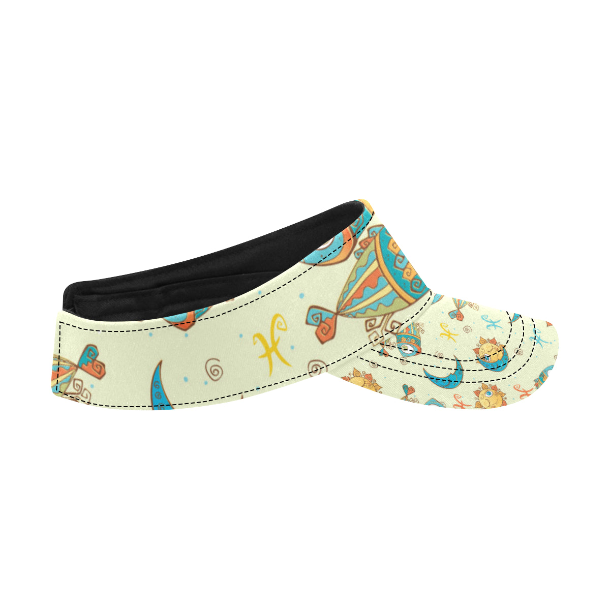 Pisces Pattern Print Design A03 Unisex Sun Visor