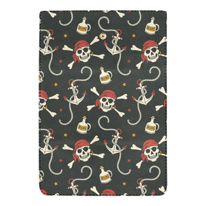 Pirate Pattern Print Design A02 Women's Trifold Wallet