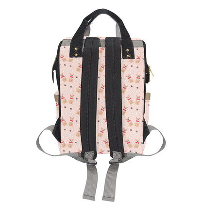Chihuahua Pattern Print Design 04 Diaper Bag Backpack