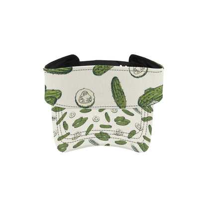 Cucumber Pattern Print Design CC05 Unisex Sun Visor