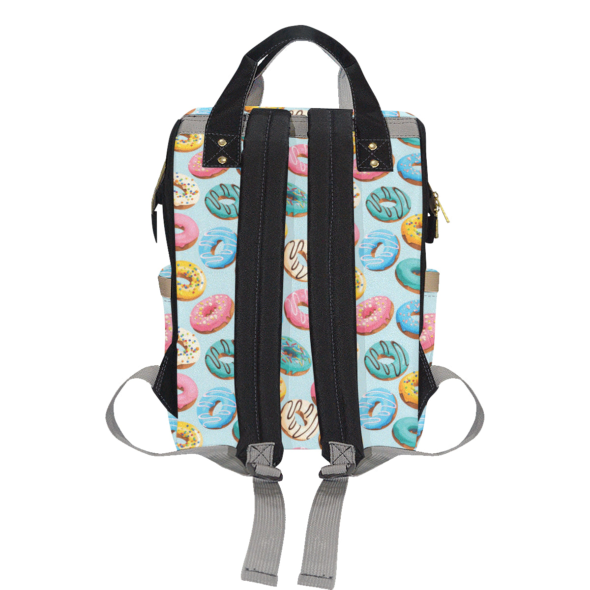 Donut Pattern Print Design DN05 Diaper Bag Backpack