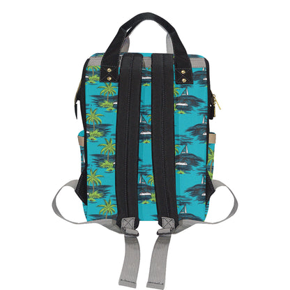 Pacific island Pattern Print Design A01 Diaper Bag Backpack