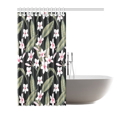 Plumeria Pattern Print Design PM021 Shower Curtain