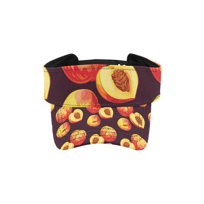 Peach Pattern Print Design A04 Unisex Sun Visor