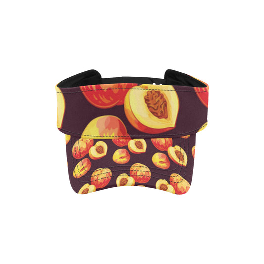 Peach Pattern Print Design A04 Unisex Sun Visor