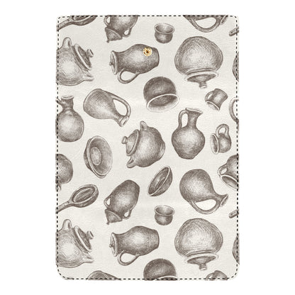 Pottery Pattern Print Design A01 Women's Trifold Wallet