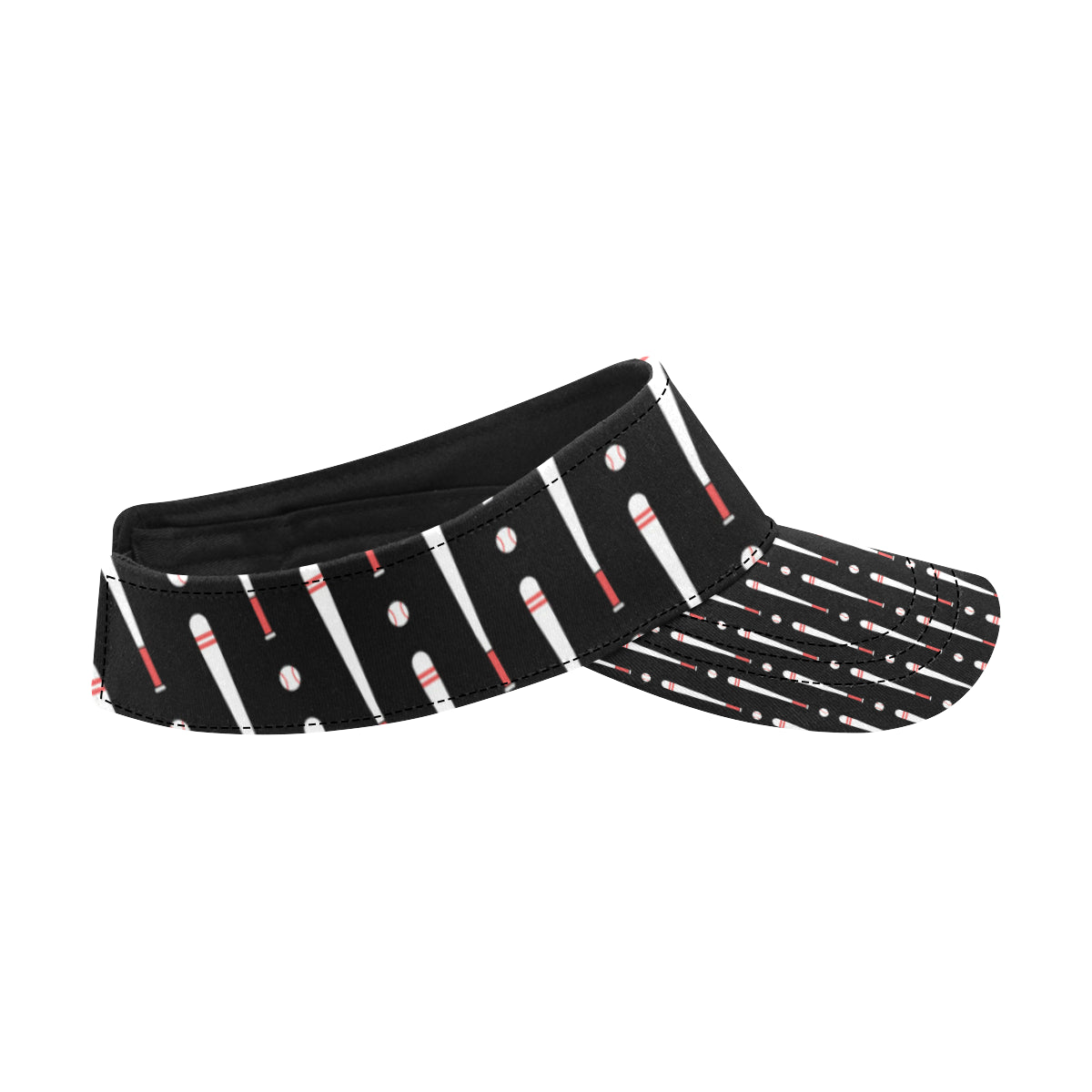 Baseball Pattern Print Design 03 Unisex Sun Visor