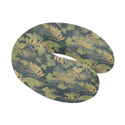 Camouflage Tropical Pattern Print Design 04 U-Shaped Travel Neck Pillow