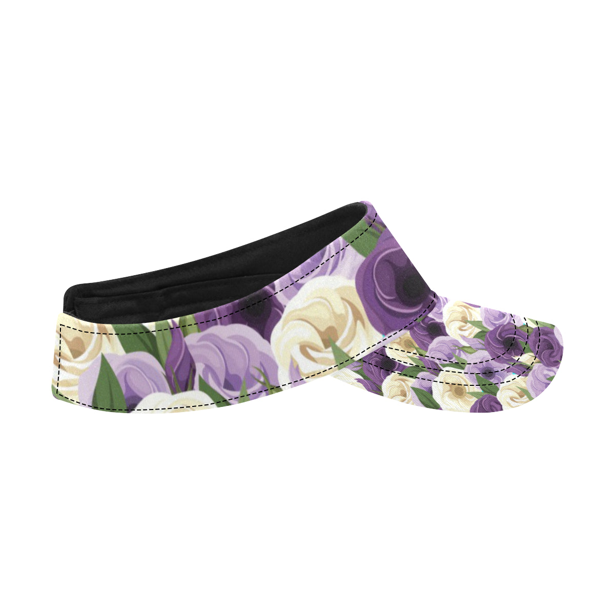 Lisianthus Pattern Print Design LT01 Unisex Sun Visor