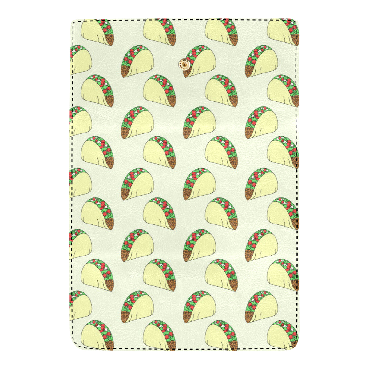 Taco Pattern Print Design TC05 Women's Trifold Wallet