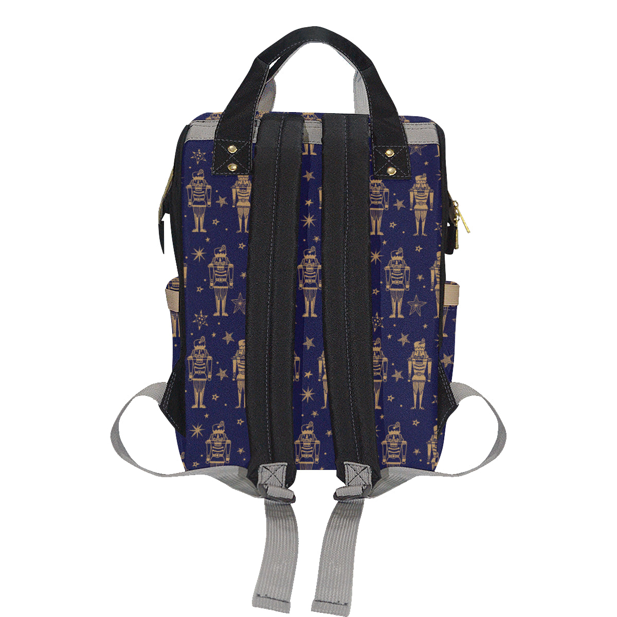 Nutcracker Pattern Print Design A05 Diaper Bag Backpack